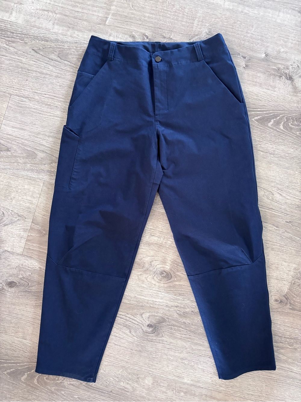 Lululemon Lab Utilitech Carpenter Pants Mens 32 Blue Workwear Stretch LM5ALOS